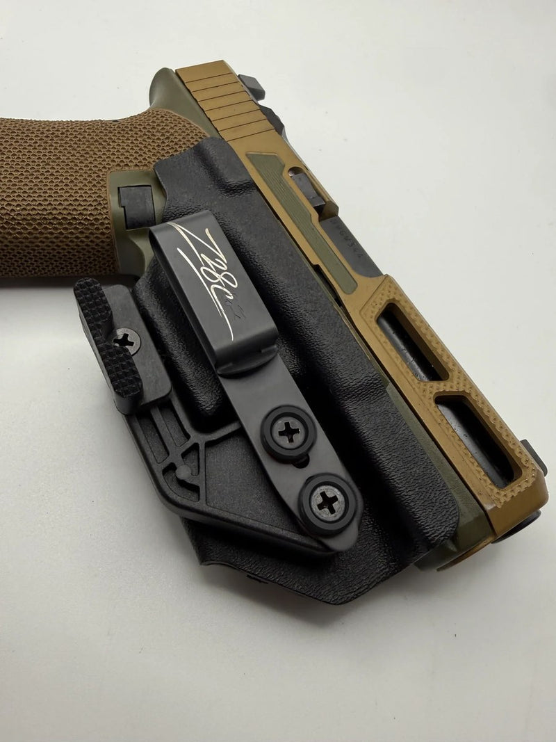 Zero 28 Customs IWB Stealth Guard Kydex holster with Z28C engraved clip
