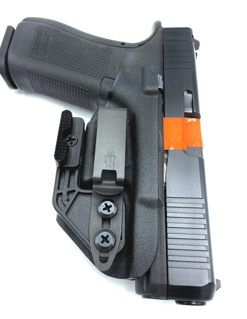 Trigger guard tuckable iwb kydex holster with Concealment Claw (Black) - Zero 28 Customs LLC - Kydex Gun Holsters and gear