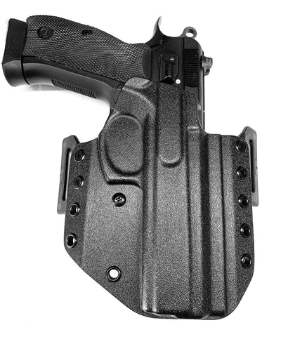 OWB Kydex Pancake Gun Holster Adjustable Retention & Positive Click - Zero 28 Customs LLC - Kydex Gun Holsters and gear
