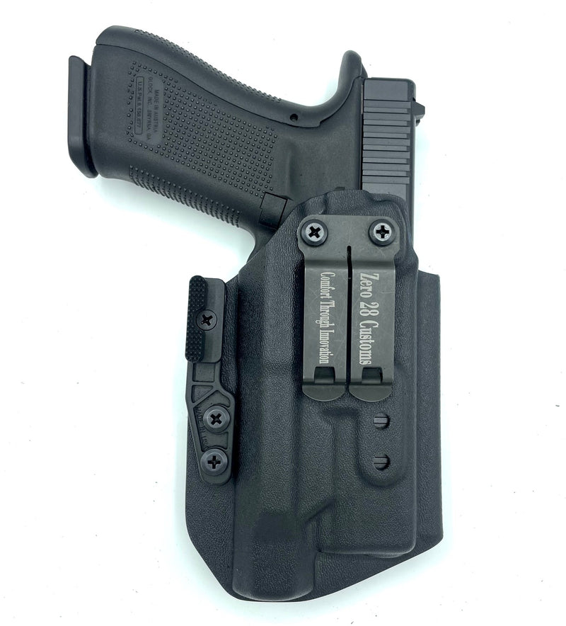 Appendix Carry Light Bearing IWB KYDEX Holster (Black) - Zero 28 Customs LLC - Kydex Gun Holsters and gear