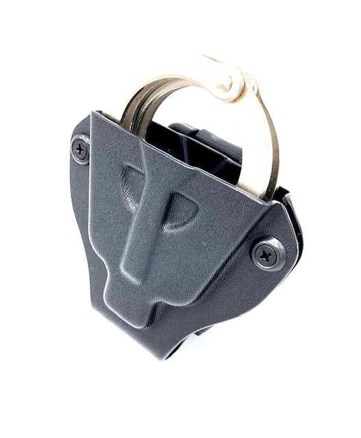 Premium Kydex Handcuff Carrier - Adjustable Audible Click Retention - Zero 28 Customs LLC - Kydex Gun Holsters and gear